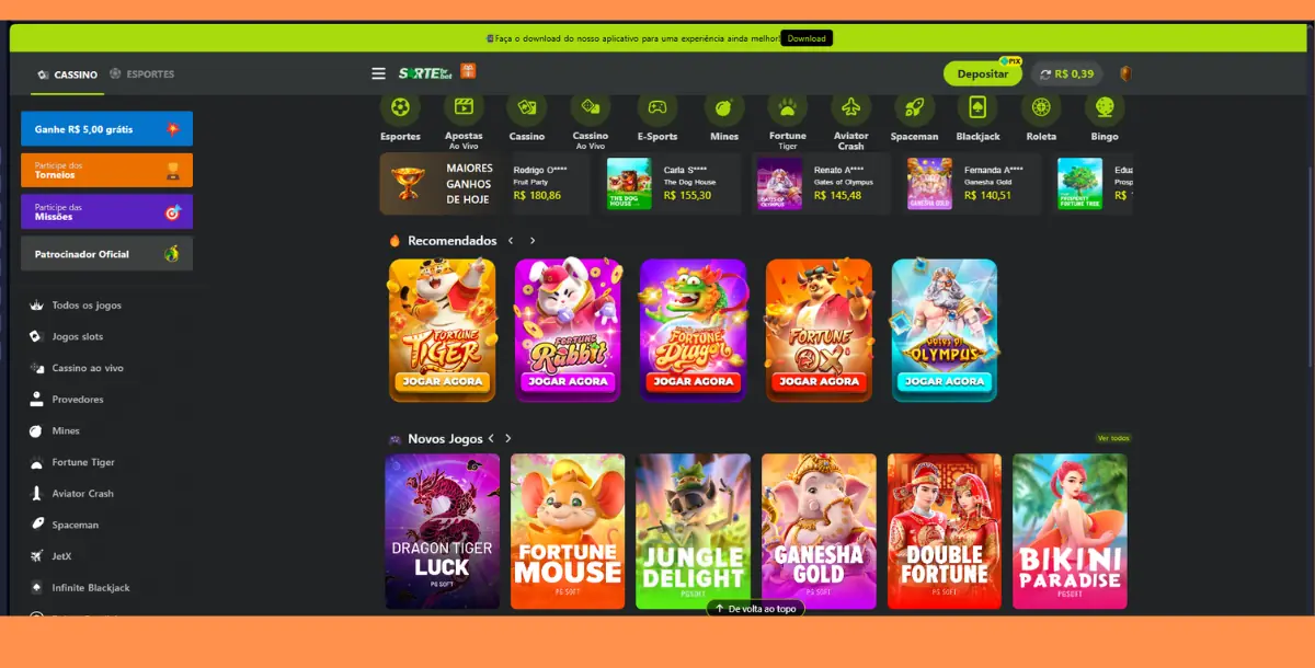 Cassino Vizzion Atualizado - PixUp