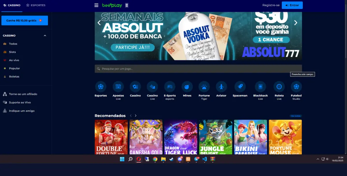 Cassino 2025 - BSpay - Pixup