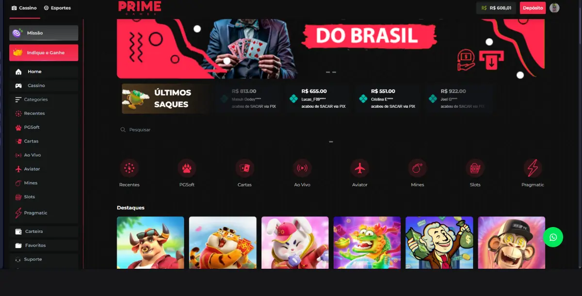 Cassino Prime Black Exclusive