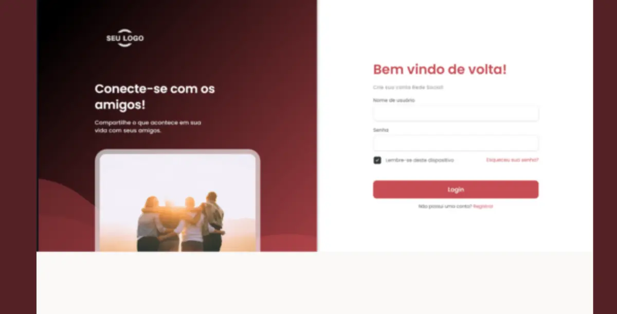 Script de Rede Social